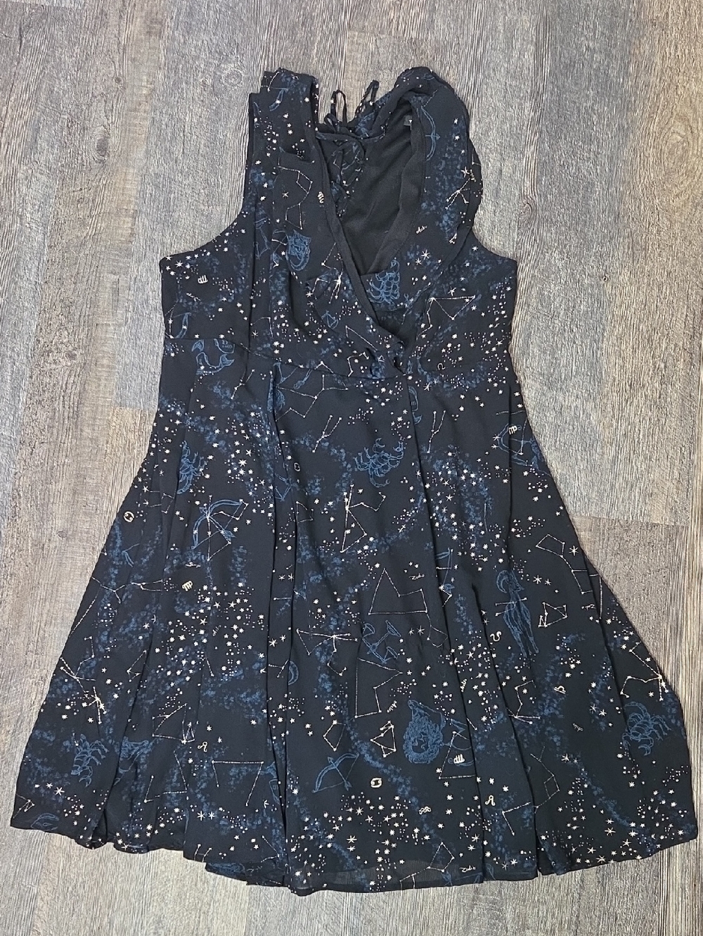torrid Navy Star Constellation V-Neck Midi Dress